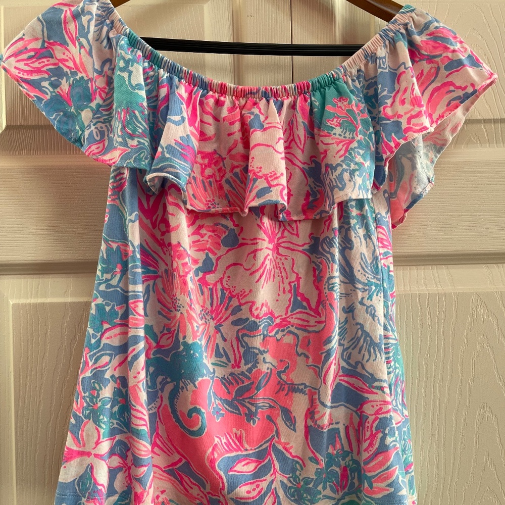 Lilly Pulitzer Off the Shoulder Top